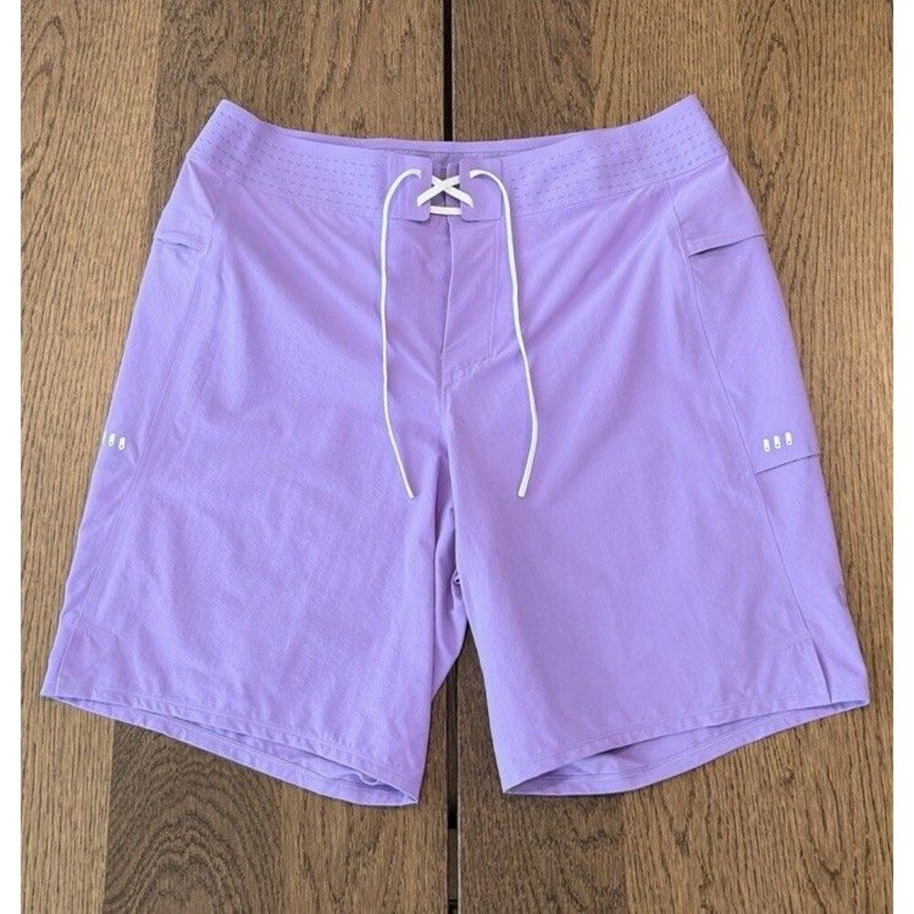 Lululemon Current State Board Short 9” Men’s Size 34 Purple Drawstring Pockets